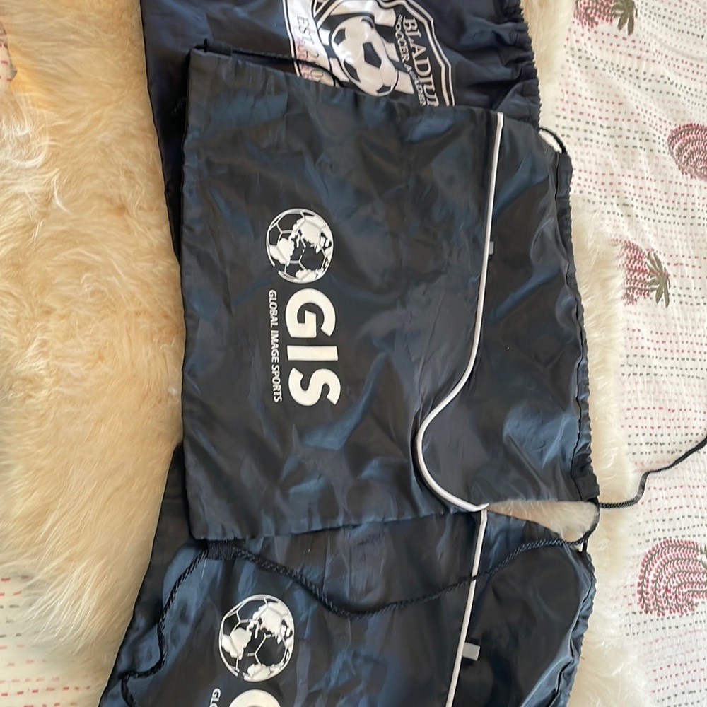 3 soccer bags